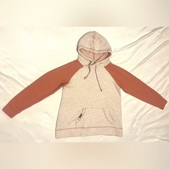 Maurices Tops - Maurices Women’s Hooded Long Sleeve Two-Tone Hoodie with Drawstring Size Large